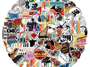 100 Pcs Orchestral Stickers