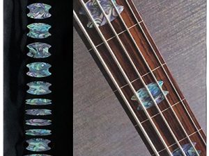 Jakamoto Oval Crown Block Base Position Mark Musical Instrument Inlay Sticker (MX) FB-298OC-MX
